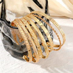 Claudia Gold Bangle Set