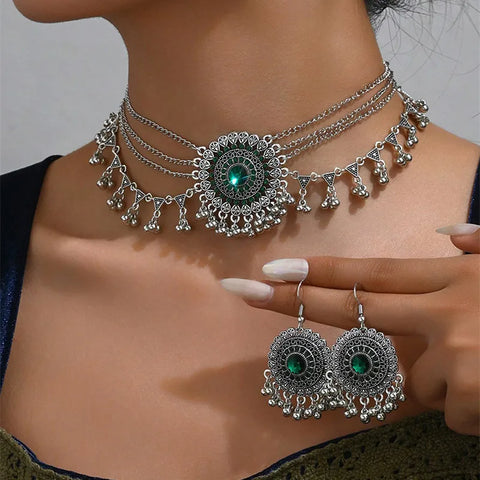 Patricia Crystal Collar Set