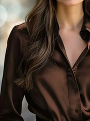 Claudia Signature Satin Blouse