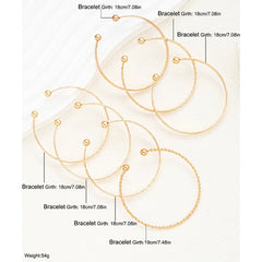 Claudia Gold Bangle Set