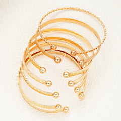Claudia Gold Bangle Set